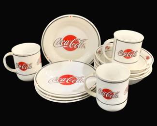6665 - 11pc Coca-Cola China Set