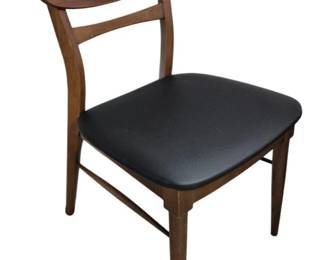 32 - Vintage Lane Acclaim Inlaid MCM Chair (Description): 19 x 19 x 32