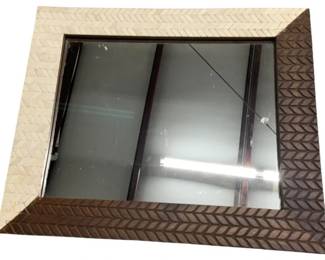 7043 - Wildwood 2 Tone Textured Mirror 31 x 26