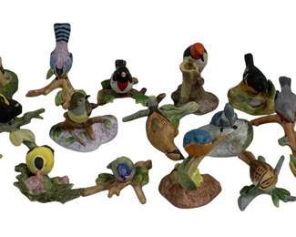 6897 - Lot of Assorted Bird Statues