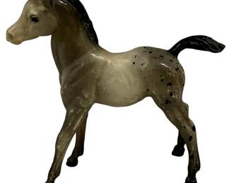 1798 - Breyer Grey Appaloosa Foal - 7 x 7 x 2 (Description): As Is- Ear