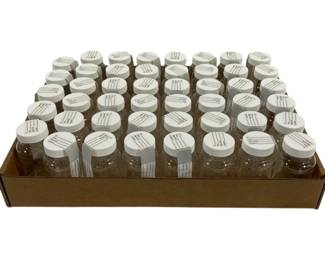 5764 - Tray Lot Plastic Specimen Jars