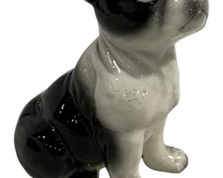 6071 - Ceramic Dog Statue - 7 x 5 x 3
