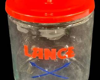 6334 - Lance Glass Store Jar - 10 x 7.5