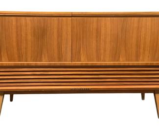 15 - Telefunken 1960s Concerto Stereo 5296 WK (Description): 32 x 55 x 16, Used as is  electric/electronic/mechanical item. No  guarantee all components, untested.