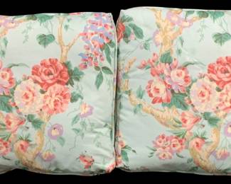 6835 - 2 Decorative Throw Pillows - 14 x 14