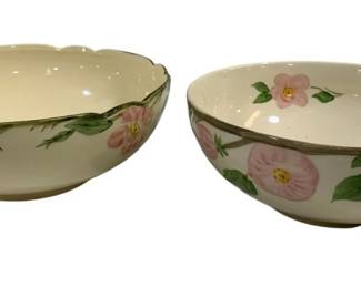 6922 - 2 Franciscan Desert Rose Bowls - 4 x 11