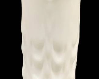6834 - Milk Glass Vase - 8.75" Tall