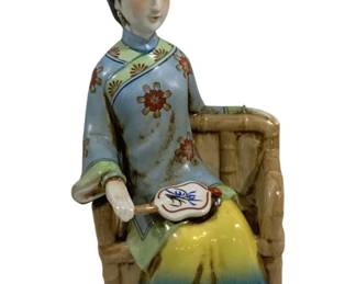 6887 - Oriental Ceramic Statue