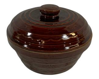 5874 - Mar Crest Stoneware Covered Dish - 9.5 x 7