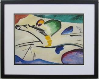 9001 - The Rider Giclee by Wassily Kandinsky (Description): 26.5 X 21.5