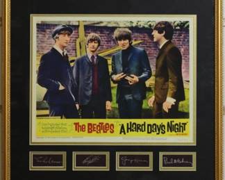 9126 - Beatles a Hard Days Night (Description): 22 X 20.5