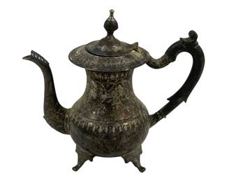 5447 - Silver Plated Tea Pot - 10 x 11
