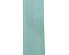 935 - Vintage Blenko Turquoise Floor Vase 25" (Description): Vintage Blenko turquoise floor vase featuring  an elegant elongated form with a flared rim  and a rounded footed base. The translucent  aqua-toned glass showcases the distinctive  quality and craftsmanship associated with Blenko glassware. Measures 25 inches in  height.