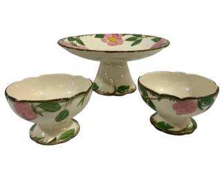 6915 - 3 Franciscan Desert Rose China - 4" Tall