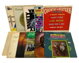 1005 - 10 Assorted LP Records