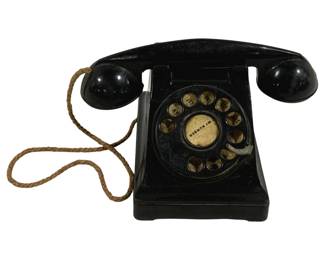 6076 - Ideal Toy Rotary Phone - 5 x 7 x 3.5