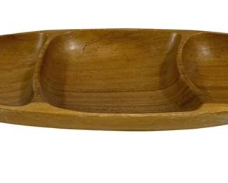 4150 - Vintage Wood Serving Tray - 15.5 x 7