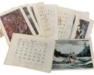 238 - Lot of Assorted Vintage Travelers Calendars