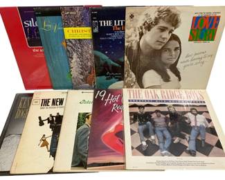 6760 - 10 Assorted LP Records