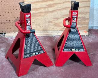 (2pc) TORIN BIG RED RATCHET JACK STANDS T46002