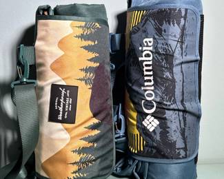 (2pc) TWO COLUMBIA AND WEATHERPROOF VINTAGE OUTDOOR BLANKETS