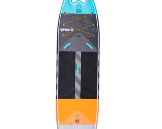 HYPERLITE ELEVATION 10 INFLATABLE DUAL-PONTOON PADDLE BOARD SET WITH ELECTRIC PUMP