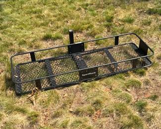 SPORTRACK HITCH-MOUNTED STEEL CARGO CARRIER