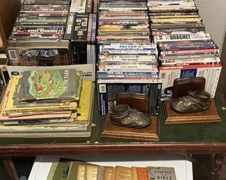 DVDs and books