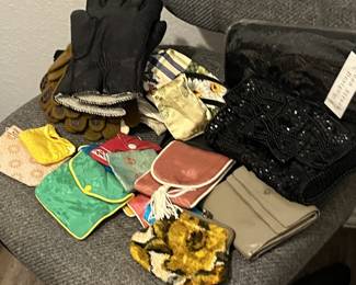Gloves and purses
