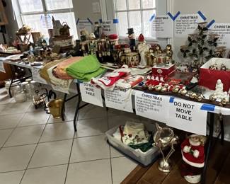 Knickknacks and Christmas decor