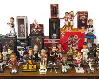 Collection of Assorted Sports Memorabilia Bobble Heads