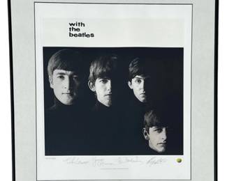 THE BEATLES "With The Beatles" Limited Editions Lithograph 