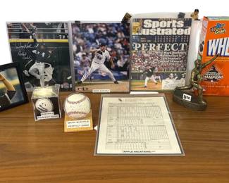 MARK BUEHRLE Autographed Baseball, Commemorative Perfect Game Collection, CHICAGO WHITE SOX