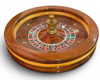  22" Casino Professional Grade Roulette Wheel, Made in USA