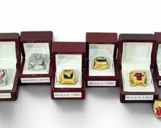 Collection Chicago Sports Champions Replica Rings