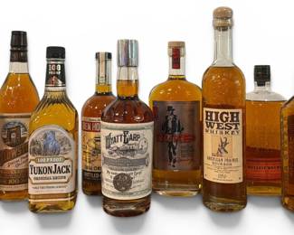 Collection of Whiskey, BUFFALO TRACE, WYATT EARP