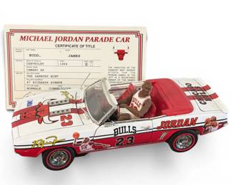 Rare MICHAEL JORDAN 1969 Camaro SS Parade Car Diecast Model