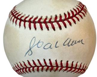 Autographed HANK AARON Baseball, 500 Home Run Club