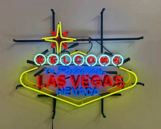 "Welcome to Fabulous Las Vegas" Neon Bar/Pub Advertising Sign