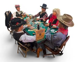 Cowboys & Indians Western Theme Hollywood Movie Prop Set Up, Tombstone Saloon  