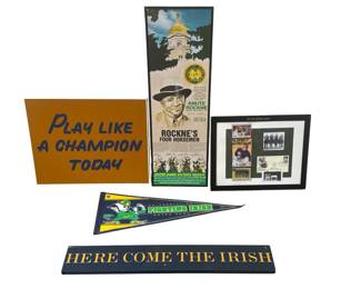 Collection of NOTRE DAME Memorabilia
