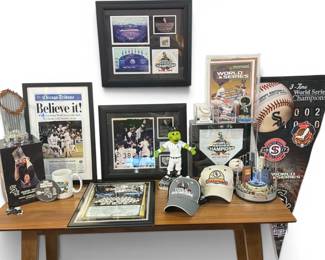 Collection of CHICAGO WHITE SOX 2005 World Series Baseball Memorabilia