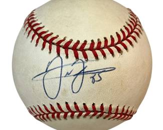 Autographed FRANK THOMAS Baseball, 500 Home Run Club