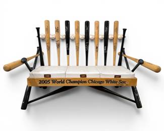 2005 Chicago White Sox World Series Champions Baseball Bench, RON KITTLE 