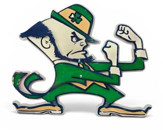 NOTRE DAME Fighting Irish Metal Decorative Sign