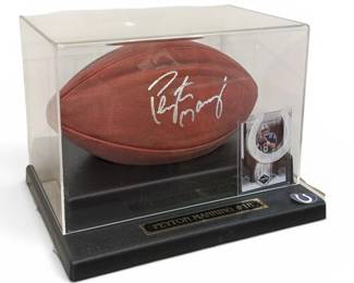 Authentic Autographed PEYTON MANNING Indianapolis Colts Football
