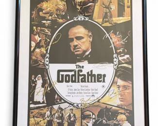 "The Godfather" Autographed Movie Advertising Poster 