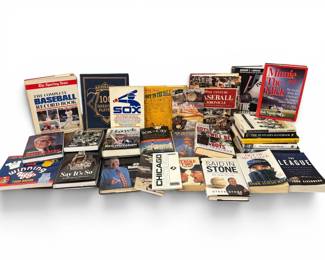Collection Baseball and Chicago Sports Coffee Table Books/Novels