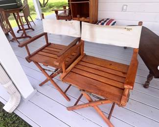 PAIR OF DIRECTOR'S CHAIRS